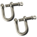 D Shackle Dee Link M6 - M12 Galvanised Steel Lifting Towing Rigging Pin Loop