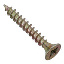 Countersunk Wood Screws 4.0 x 30mm Serrated Edge Prevent Splitting PZ2
