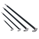 4pc Solid Steel Heel And Toe Pry Bar Crow Bar Wrecking Knuckle Set 6" - 40"
