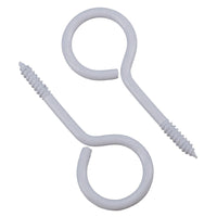 Screw Eye Hooks Fasteners Picture Curtain Hanger 18mm Hook 60mm Length