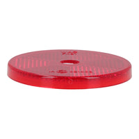 Red Round Circular Reflectors for Driveway Gate Fence Posts Trailer Rears