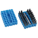 33pc Power Bit Screwdriver Holder Pozi Slotted Hex Torx Star Phillips Flathead