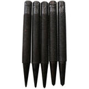 5pc Steel Centre Punch Metal Nail Brads Dot Starter Marking Set 1/16" - 3/16"