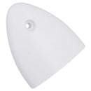 Air Vent Scoop Drain Cover Clamshell Shell Shaped White 56x50x12mm