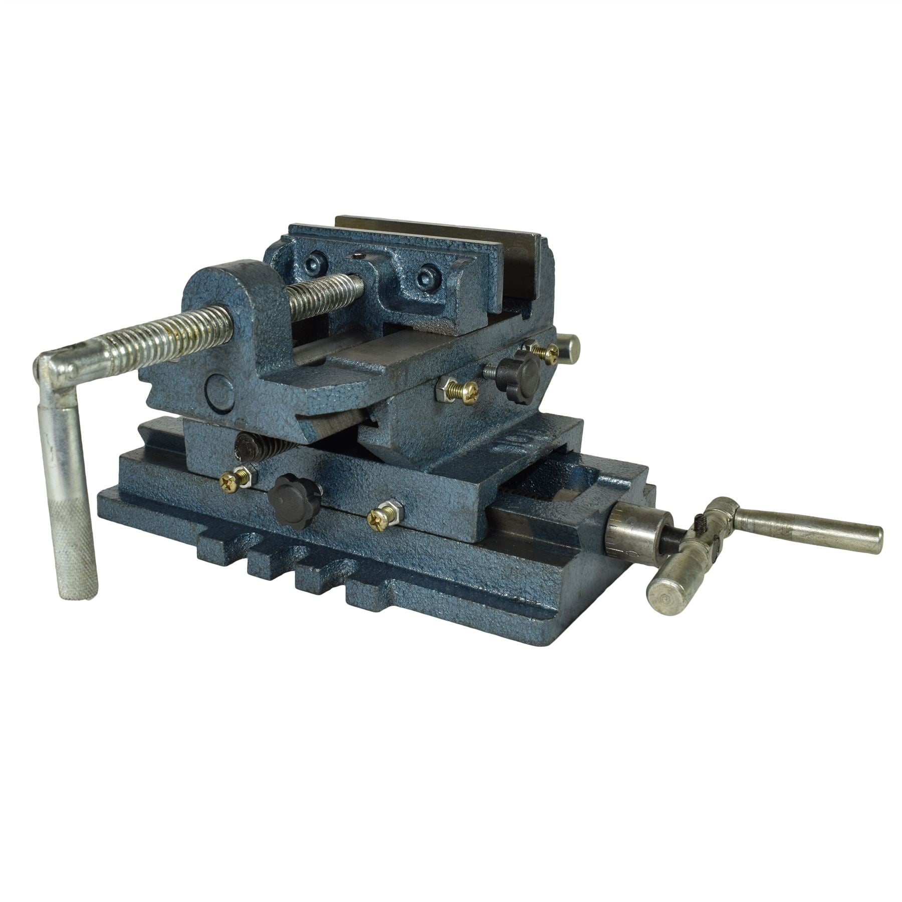 4" / 100mm Cross Sliding Engineer Drill Press Vice Machine Vice Hand Clamp Vise