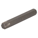 T20 – T60 Torx Star Male Bits With 10mm Shank 30mm or 75mm Length