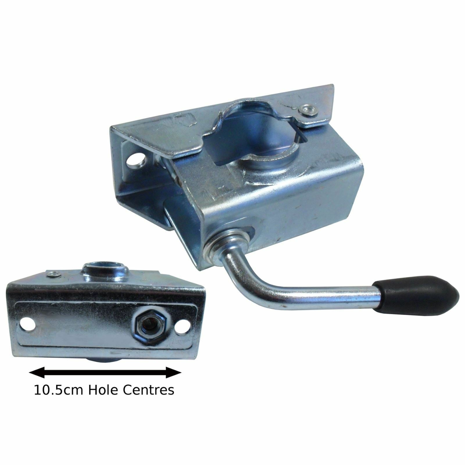 2 PACK 34mm Prop Drop Stand 600mm Long for Trailer Jockey Leg & Clamp