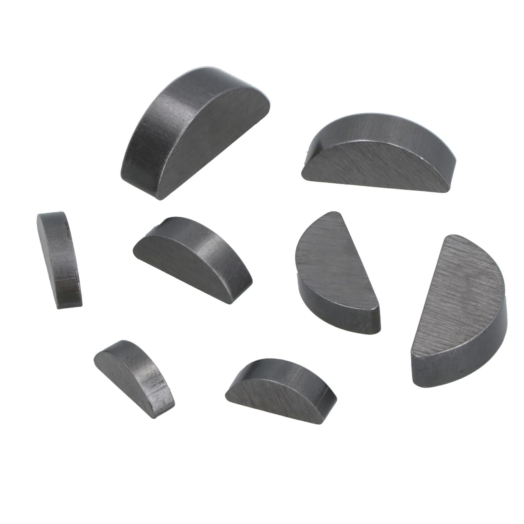 Metric Woodruff Drive Shaft Camshaft Crank Gearbox Half Moon Key Assortment 80pc