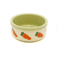 Small Aniamls Pet 5"/12.5cm Ceramics Food Water Bowl Dish - Assorted Colour