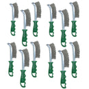 Stainless Steel Curved Wire Brush Rust Removal Cleaning Hand / Spid Brush