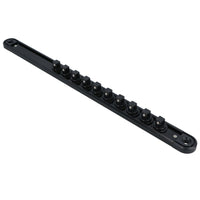 Mixed Drive Socket Holder Storage Rails with Rotating Clips + Magnetic Base 3pc