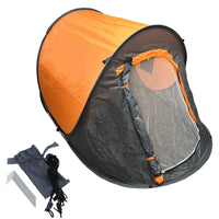2 Person Pop Up Camping Tent Festival Hiking Fishing Instant Shelter Polyester