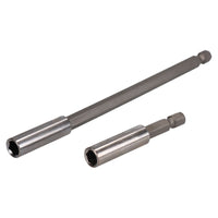 2pc magnetic bit screwdriver hex adaptor power bit extension 60mm - 150mm TE627