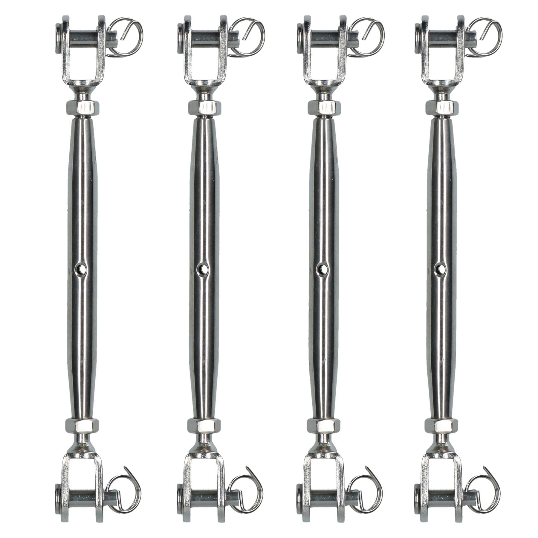 Rigging Screw 6mm Jaw to Jaw Turnbuckle Straining Marine Grade 316 Stainless