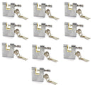 Shutter Padlocks Shipping Container Door Padlock Lock Security Solid Shed 3 Keys