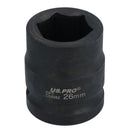 Metric Shallow Impact Impacted European Style Socket 3/4" Drive 6 Sided