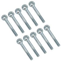 M6 50mm Eye Bolt Single Bolt Zinc Plated Threaded Rings DIN444 Catenary Wire