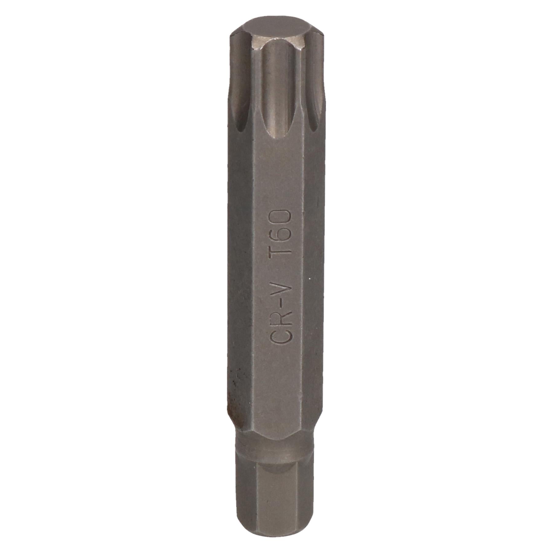 T20 – T60 Torx Star Male Bits With 10mm Shank 30mm or 75mm Length