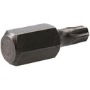 T20 – T60 Torx Star Male Bits With 10mm Shank 30mm or 75mm Length