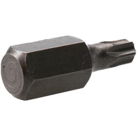 T20 – T60 Torx Star Male Bits With 10mm Shank 30mm or 75mm Length
