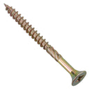 Countersunk Wood Screws 5.0 x 60mm Serrated Edge Prevent Splitting PZ2