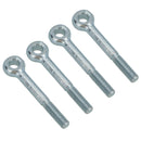 M6 50mm Eye Bolt Single Bolt Zinc Plated Threaded Rings DIN444 Catenary Wire