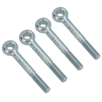 M6 50mm Eye Bolt Single Bolt Zinc Plated Threaded Rings DIN444 Catenary Wire