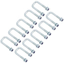M10 U-Bolt N-Bolt 28mm x 80mm High Tensile for Boat Trailers