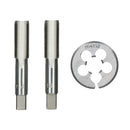 Metric Tap and Die Tungsten Steel Taper and Plug Set M2 - M18