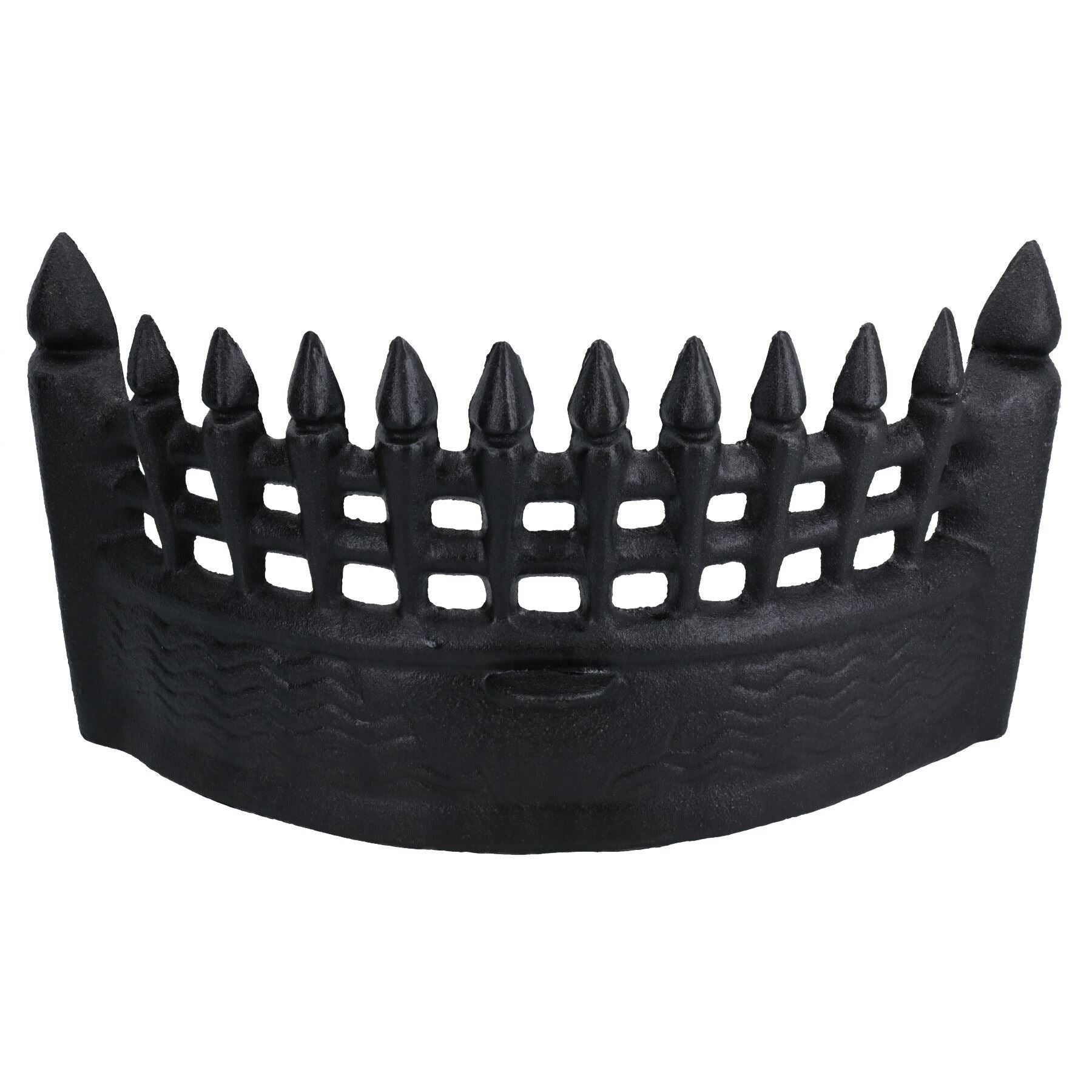 16" Fire Grate Front Fireplace Cast Iron Log Coal Saver Open Basket Castle Metal