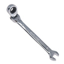 MM Metric Flexible Combination Ratchet Spanner Wrench Bi-Hex 12 Sided 72 Teeth