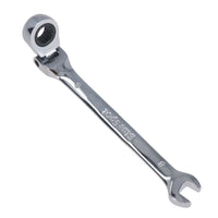 MM Metric Flexible Combination Ratchet Spanner Wrench Bi-Hex 12 Sided 72 Teeth