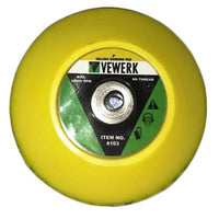 3" 75mm Hook Loop Sanding Polishing Backing Pad M6 Thread for Air Sander