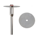 Rotary Tool HSS Saw Blade Cutting Circular Discs Set 22mm with 3.17mm Mandrel