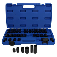 Metric and Imperial Shallow and Deep Impact Sockets 3/8" and 1/2" Drive 37pc