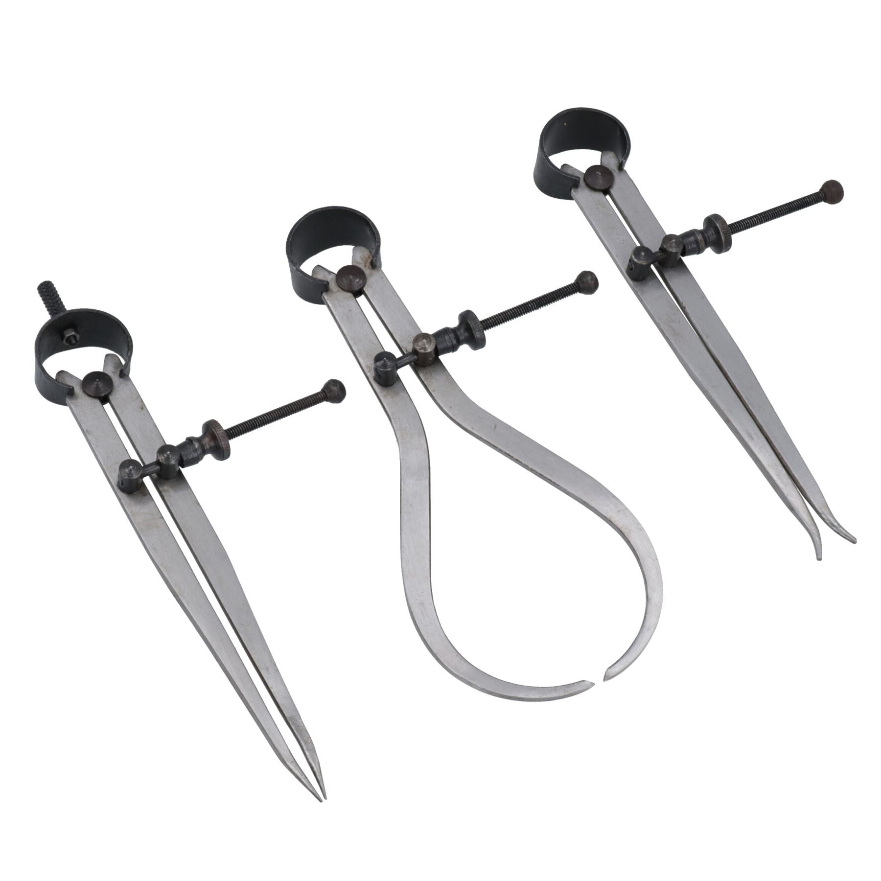 180mm Engineer Spring Calliper Measuring Set Internal External 3pc SIL ...