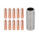 0.6 - 1.0mm Mini Contact Tips & 1 Shroud Hobby Welding Torch Welder MIG Gas