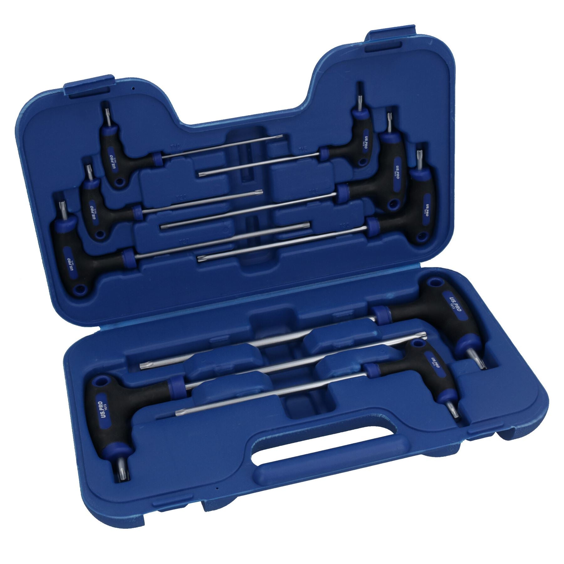 Torx Star T Bar Handled Set TRX T10 - T50 9pc
