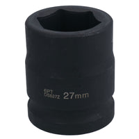 Metric Shallow Impact Impacted European Style Socket 3/4" Drive 6 Sided