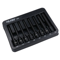 3/8in Drive Deep Impact Impacted Torx Star Male Bit Sockets T25 – T60 8pc Set