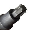 T55 x 53mm 1/2" Drive Short Impact Impacted Torx / Star Male Socket By Bergen