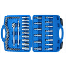3/8” Drive Metric Imperial Socket Set Shallow + Deep 6 – 19mm / 5/16 – 7/8 50pc