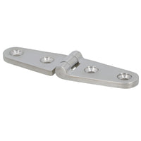 Polished Door Strap Hinge Stainless Steel 27mm x 103mm 316 Marine Cabin