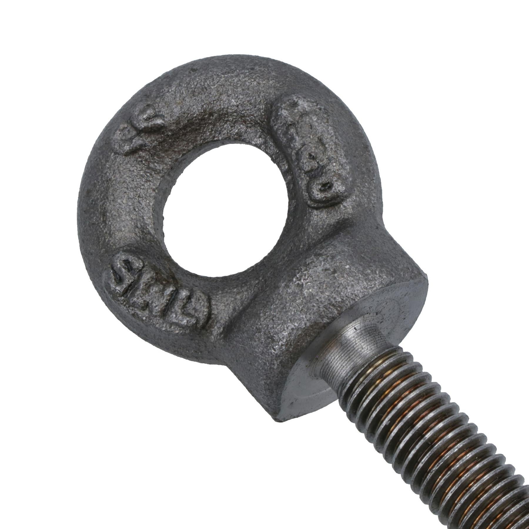 M10 Long Shank Eye Bolt Harness Point B.S. Standard 250kg SWL DK25