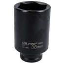 38mm Metric 1/2” Drive Deep Rear Hub Axle Nut Socket 6 Sided Single-Hex