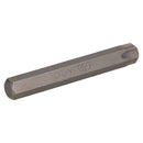 T20 – T60 Torx Star Male Bits With 10mm Shank 30mm or 75mm Length