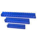 Imperial AF SAE or Metric ABS Plastic Socket Rail Tray Holders 1/4" 3/8" and 1/2" Dr