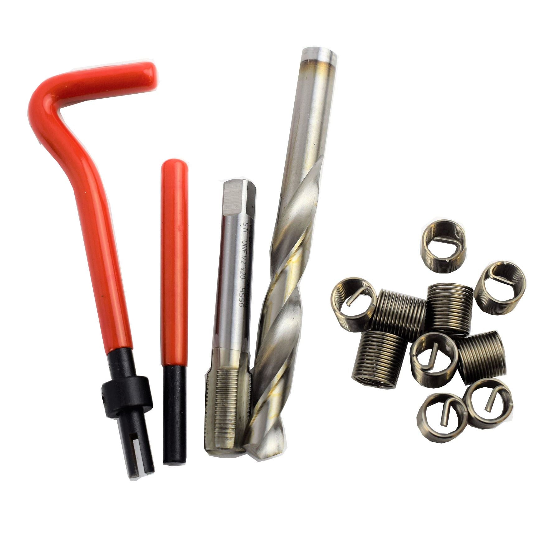 UNF/UNC Imperial Tap Repair Cutter Kit Helicoil Damaged Threads 14pc Kit