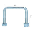 M12 U-Bolt N-Bolt 82mm x 70mm High Tensile for Boat Trailers