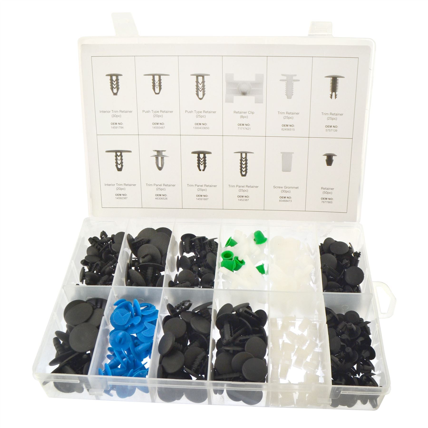 Fiat Trim Clip Assortment Set Retaining Retainer Grommet Clips Fixings 308pc